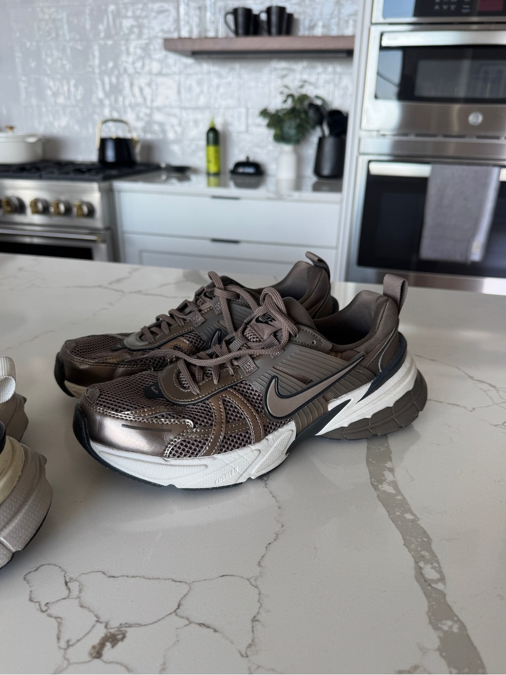 Nike Women’s Metallic Brown V2K shoes